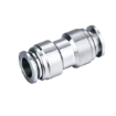 Picture of SSU12 - Straight Line Connector - Stainless Steel Fitting - 12mm Tube To 12mm Tube - Stainless Steel