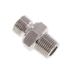 Picture of BC-01T01T - Nipple - Standard Fitting - 1/8" Male Thread To 1/8" Male Thread - Nickel Plated Brass