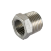 Picture of BD-03T04T - Reducer Taper Male Female - Standard Fitting - 3/8" Male Thread To 1/2" Female Thread - Nickel Plated Brass