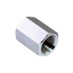 Picture of BA-03A - Sleeve - Standard Fitting - 3/8" Female Thread To 3/8" Female Thread - Nickel Plated Brass