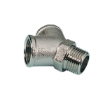 Picture of 12518 - Y-Piece - Standard Fittings - 1/8" Male Thread To 1/8" Female Thread - Brass
