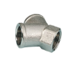 Picture of 12614 - Y-Piece - Standard Fittings - 1/4" Female Thread To 1/4" Female Thread - Brass
