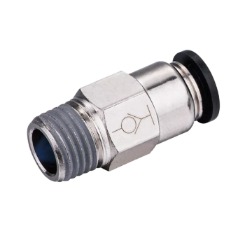 Picture of IPCVC04-01 - Check Valve - 4mm Tube To 1/8" G-Male Thread - Technopolymer