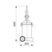 Picture of 68213 - Air Operated Wheel Mounted Grease Pump R 50:1, 13 Kg Tanks
