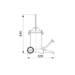 Picture of 68113 - Wheel Mounted Manual Grease Pump, 13 Kg Tanks, High Pressure