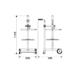 Picture of 64064 - Grease Dispenser Kit For Drums External Ø From 370 To 420 mm, Pump R 50:1, With Follower Plate & T