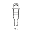 Picture of 45292 - Connection For Tube Ø 10 mm