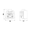 Picture of 37781 - Digital Litre-Counter For Oil 3/4" Suitable For Gun & Pump, Flowrate 70 L/Min