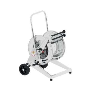 Picture of 256565.205 - Manual Trolley-Mounted Hose Reel In Stainless Steel Aisi 316, S.560, For Hot Water, 100 Bar, Without