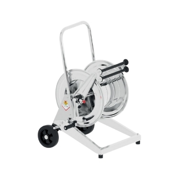 Picture of 246564.205 - Manual Trolley-Mounted Hose Reel In Stainless Steel Aisi 304, S.560, For Hot Water, 100 Bar, Without