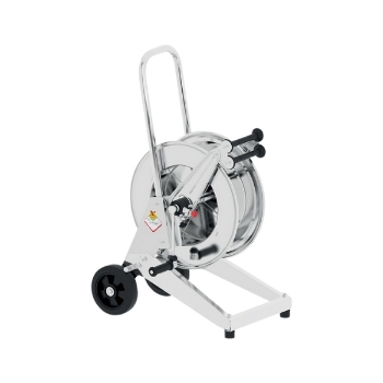 Picture of 246544.205 - Manual Trolley-Mounted Hose Reel In Stainless Steel Aisi 304, S.540, For Hot Water, 100 Bar, Without