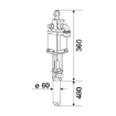 Picture of 121D/91 - Divorced Pump In Aisi 304 Stainless Steel S.1200, R 9:1 - 42 L/Min