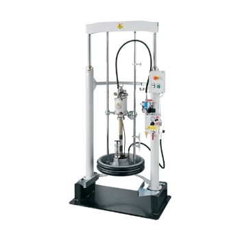 Picture of 11/12401P1N - Twin Ram Hoist P/N 11/85 With Pump P/N 118Fsp/401 & Follower Plate P/N 11/65 For 200 Kg Drums With