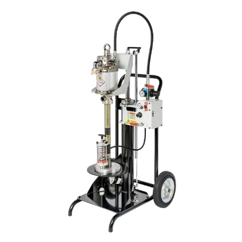 Picture of 12/09451P1NA - Single Column Ram Hoist For 18 ÷ 30 Kg Drums With 90Fmp/451, P/N 11/34 & Visible Air Bleeder