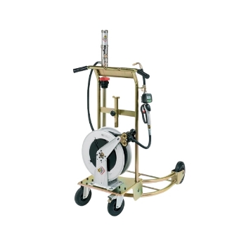 Picture of 35198 - Mobile Lube Unit For Drums 180-220 Kg, With Piston Pneumatic Pump R 3:1 - 20 L/Min, Trolley P/N 8021