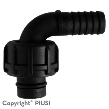 Picture of F15484000 - Hosetail D.19 90 Degree W/Ring Nut For K24
