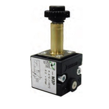 Picture of M3P - Valve Stem Dir.Operated Sol Man Override Cnomo