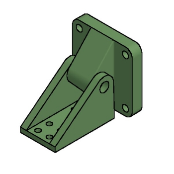 Picture of SETP04RHM - Imperial Mine Cylinder Rear Hinge Mounting (L-Mount) 4 Inch