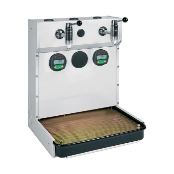 Picture of 37687 - Wall Mounted Oil Bar Equipped with 2 Taps, 2 Digital Meters and Drip Catcher Tray