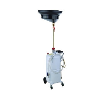 Picture of 42065-GF - Waste Oil Drainer with Wheel-mounted tank - With Central Bowl - 65 Litre Tank Capacity