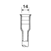 Picture of 45502 - Suction Probe Connector For "Citroen - Peugeot" with Ø 14 mm