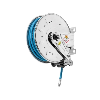 Picture of 8393.201 - Fixed Hose Reel in AISI 304 Series 390, for Hot Water, with Hygienic Hose of 12m