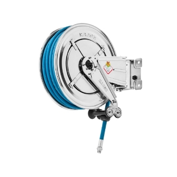 Picture of 8423.202 - Swivelling Hose Reel in AISI 304 Series 430, for Hot Water, with Hygienic Hose of 15m