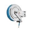 Picture of 8523.302 - Swivelling Hose Reel in AISI 304 Series 530, for Hot Water, with Hygienic Hose of 25m