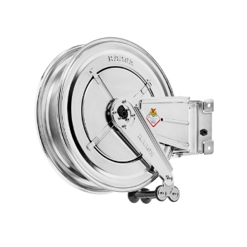 Picture of 8522.500 - Swivelling Hose Reel in AISI 304 Stainless Steel Series 530, for Grease, without Hose