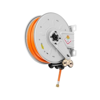 Picture of 8330.802 - Fixed Hose Reel Series 330, for LPG-NAT. Gas, 20 Bar, Black Hose of 10 m Length