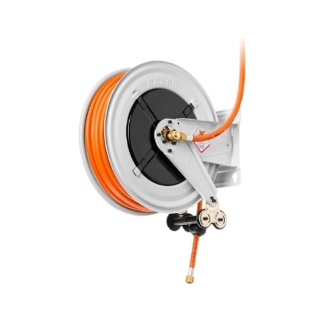 Picture of 8430.802 - Fixed Hose Reel Series 430, for LPG-NAT. Gas, 20 Bar, Black Hose of 20m Length