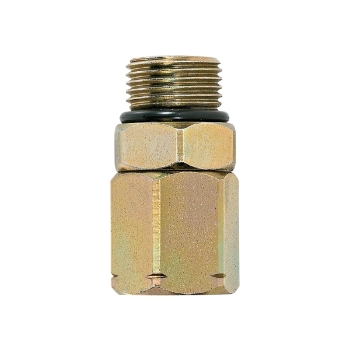 Picture of 38064 - Swivel in Brass for Oil Gun Series 1/2" 40AN - Threads in M/F 1/2" with Viton® Seals