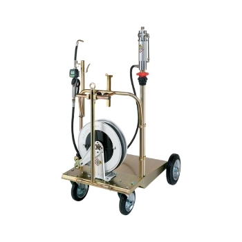 Picture of 37100 - 18L/Min Mobile Oil Dispenser for Drums 180-220 Kg with Pump Ratio of 5:1 and 10m Hose Reel