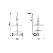 Picture of 64037 - 1500g/min Trolley Mounted Grease Kit for 50-60 Kg Drums with Internal Ø of 340-385 mm