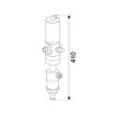 Picture of 33302 - 30L/Min Wall Mounted Transfer Kit with Stainless Steel Pump with Viton® Seals 1460mm