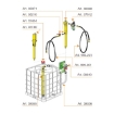Picture of 36330 - 18L/Min Wall Mounted Kit for IBC Tanks, with Pump and Suction Tube 1260 mm