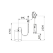 Picture of 37680 - 18L/Min Wall Mounted Kit for Oil with Wall Mounted Pneumatic Piston Pump and Oil Gun
