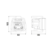 Picture of 37782 - 100 L/Min Digital Litre-Counter for Oil & Similar 1" 