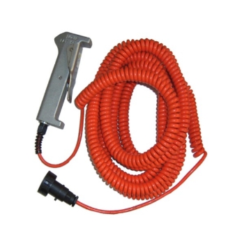 Picture of DMH102 - Aluminium Deadman Handle Complete with Cable / Curly Cord