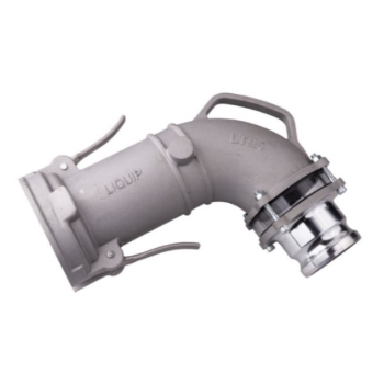 Picture of LIQLTE4X4 - Aluminium Elbow 100mm Male Camlock x 100mm Titefill Elbow