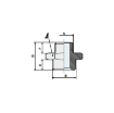 Picture of 10118M5 - Nipple Paralell - Standard Fittings - 1/8" Male Thread To M5 Male Thread - Brass