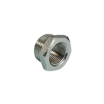 Picture of 104Z1238 - Reducer Paralell Male Female - Standard Fittings - 1/2" Male Thread To 3/8" Female Thread - Brass