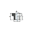 Picture of 107Z18 - Plug Male Paralell - Standard Fittings - 1/8" Male Thread To  - Brass