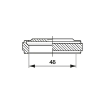 Picture of 11000/E - Screw Connection Plug Type E 48 mm