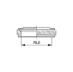 Picture of 11000/L - Screw Connection Plug Type L 76.5 mm