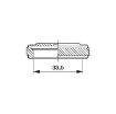Picture of 11000/R - Screw Connection Plug Type R 33.5 mm