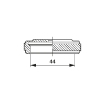 Picture of 11000/T - Screw Connection Plug Type T 44 mm