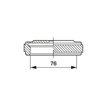 Picture of 11000/U - Screw Connection Plug Type U 76 mm