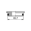 Picture of 11003/5 - Pressure Plug with Diameter ø 65,7 mm