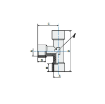 Picture of 11114 - Tee Piece Female - Standard Fittings - 1/4" Female Thread To 1/4" Female Thread with Female Tee - Brass